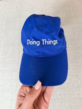 Outdoor Voices Blue 'Doing Things' Baseball Cap